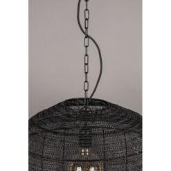 Meezan 1-lichts Hanglamp Zwart 70cm
