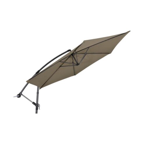 Zweefparasol Gemini taupe 300cm