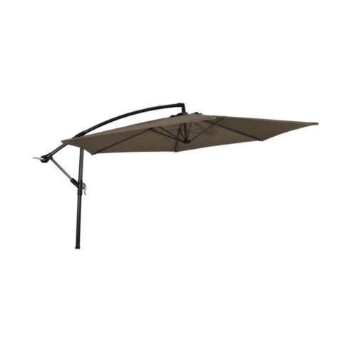 Zweefparasol Gemini taupe 300cm