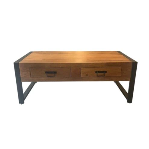 Britt Salontafel met 2 lades Warm Mangohout 120cm