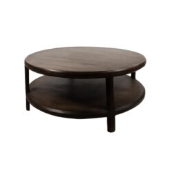 Sara Salontafel rond Walnoot 100cm