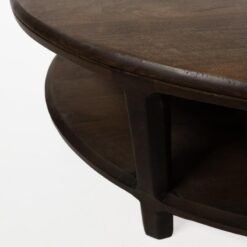Sara Salontafel rond Walnoot 100cm