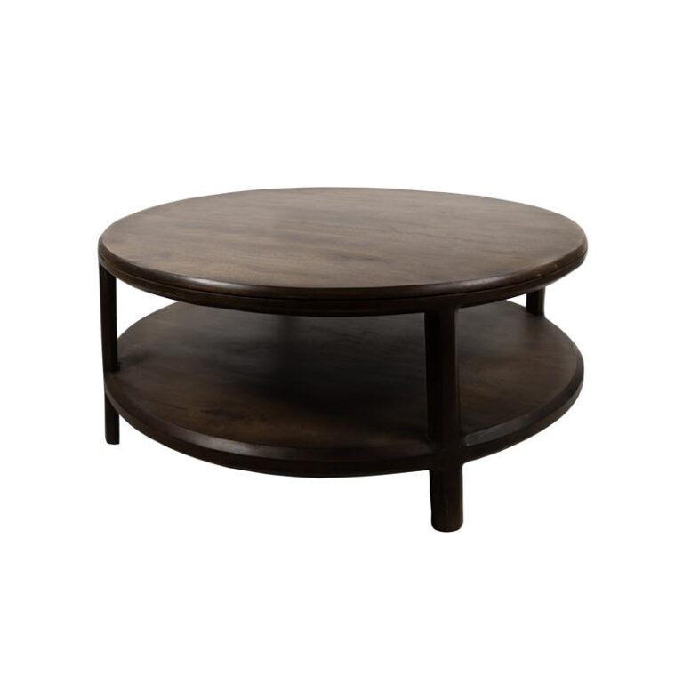Sara Salontafel rond Walnoot 100cm