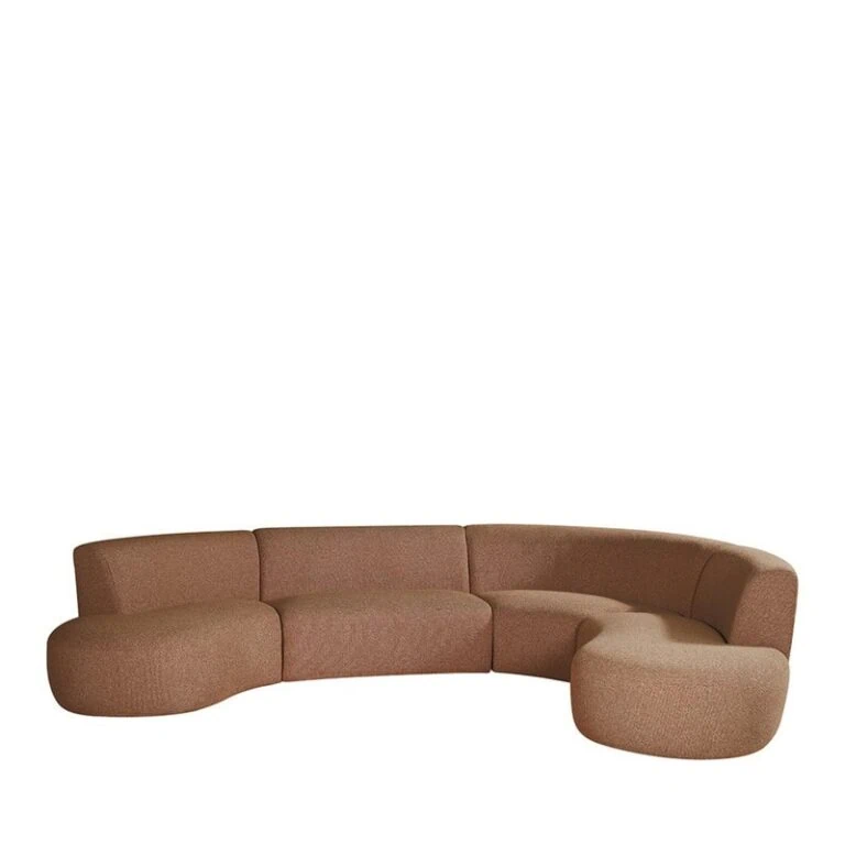 Bank Florence Coral Boucle 350cm