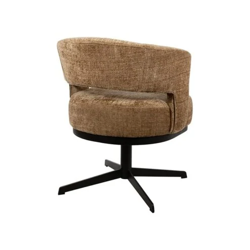 Beau eetkamerfauteuil draaipoot Bruin 2