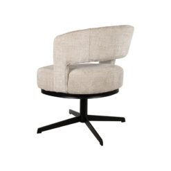 Beau eetkamerfauteuil draaipoot Naturel