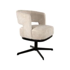 Beau eetkamerfauteuil draaipoot Naturel