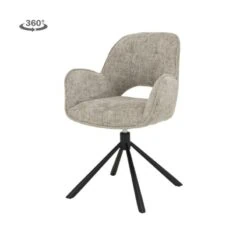 Bella Eetkamerstoel Beige stof