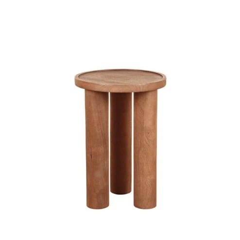 Bijzettafel Elly Naturel Mangohout 42cm