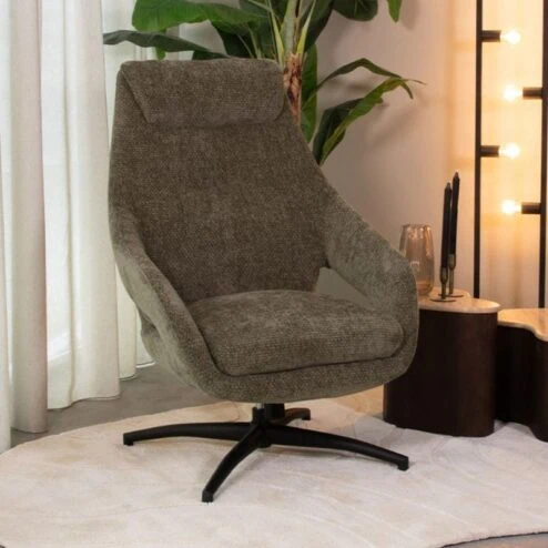 Draaifauteuil Maxwell Hunter Stof