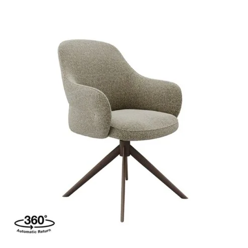 Eetkamerstoel Bern Grijs Boucle