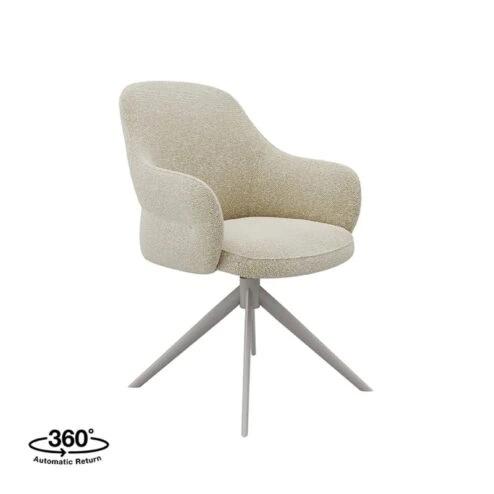Eetkamerstoel Bern Naturel Boucle