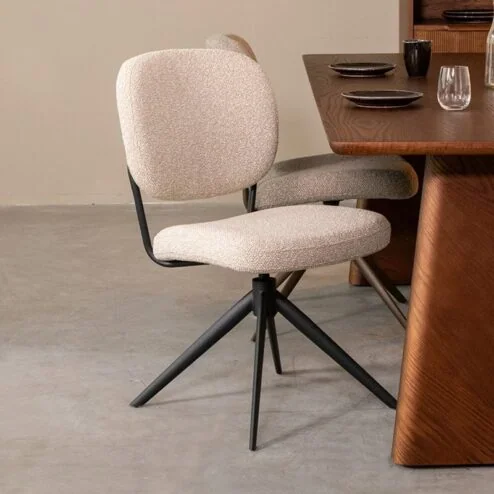 Eetkamerstoel Geneva Naturel Boucle
