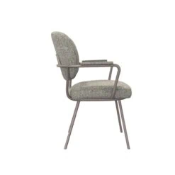 Eetkamerstoel Lausanne Grijs Boucle