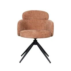 Eetkamerstoel Levi Cognac Stof