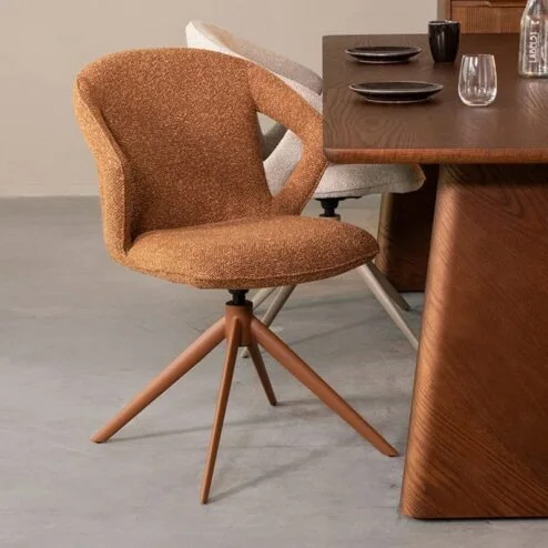 Eetkamerstoel Zurich Coral Boucle