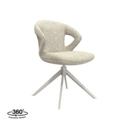 Eetkamerstoel Zurich Naturel Boucle