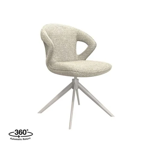 Eetkamerstoel Zurich Naturel Boucle