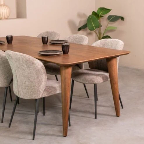 Eetkamertafel Fly Naturel Mangohout 190cm