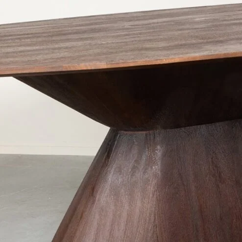 Eetkamertafel Jagger Espresso Mangohout 200cm