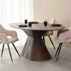 Eetkamertafel Jagger Espresso Mangohout 220cm