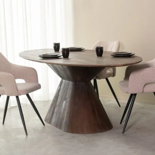 Eetkamertafel Jagger Espresso Mangohout 220cm