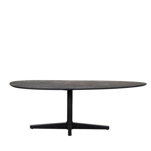 Eetkamertafel Rosie Zwart Mangohout 260cm