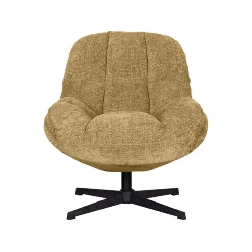 Fauteuil Huxley Geel Stof