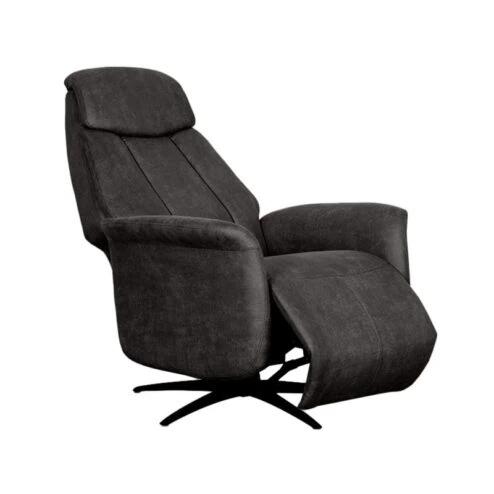 Fauteuil Oslo Antraciet Microleder