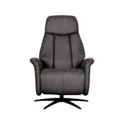 Fauteuil Oslo Antraciet Microleder