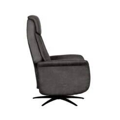 Fauteuil Oslo Antraciet Microleder