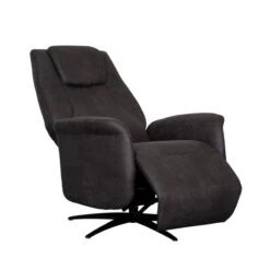 Fauteuil Stockholm Antraciet Microleder