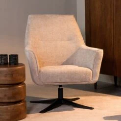 Fauteuil Tod Klei Stof
