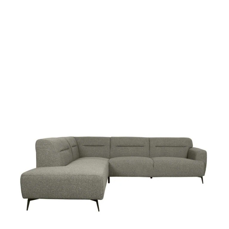 Hoekbank Bolzano Grijs Boucle 270cm