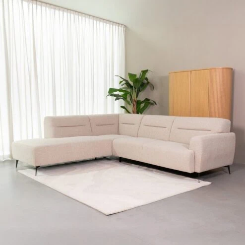 Hoekbank Bolzano Naturel Boucle 270cm