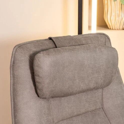 Hoofdkussen Odense Taupe Microleder
