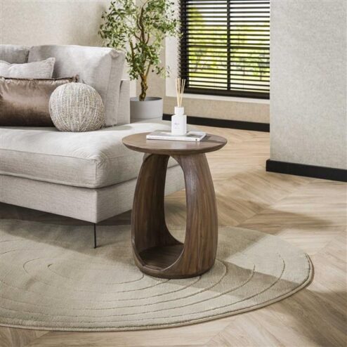 Luno Bijzettafel S Acaciahout bruin 49cm