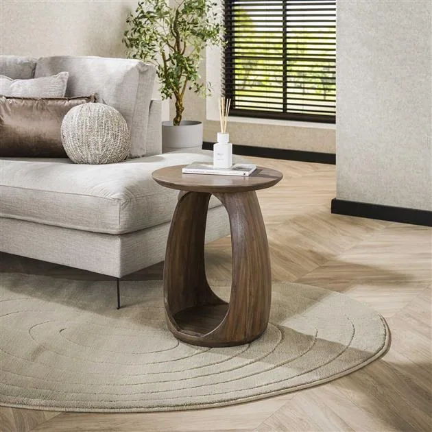 Luno Bijzettafel S Acaciahout bruin 49cm