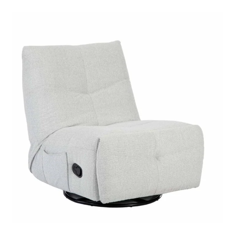 Relaxfauteuil Sascha Lichtgrijs