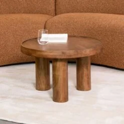 Salontafel Elly Naturel Mangohout 60cm
