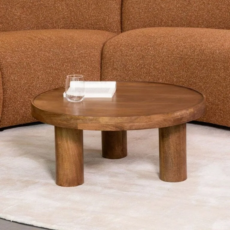 Salontafel Elly Naturel Mangohout 70cm (1)