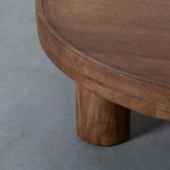 Salontafel Elly Naturel Mangohout 70cm (3)
