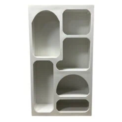 Zara Vakkenkast Mangohout Wit 90cm