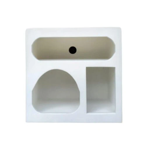 Zara Wandschap Mangohout Wit 90cm