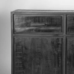Dressoir Chili Zwart Mangohout 170cm