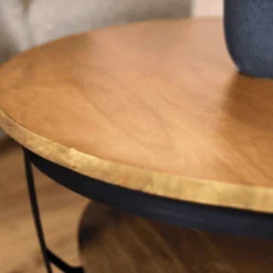 Emmy salontafel industrieel naturel w. 90cm