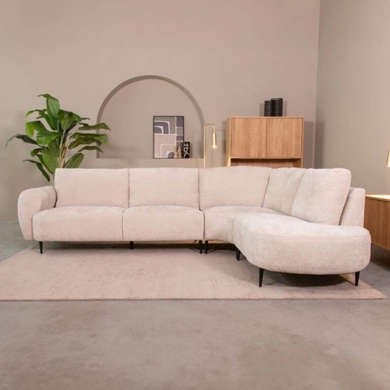 Milano Hoekbank Rechts Naturel 300cm