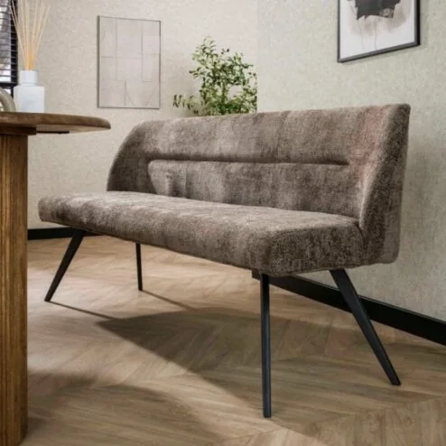 Ramas Eetkamerbank rich Taupe 188cm