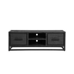 Tv meubel Chili Zwart Mangohout 120cm