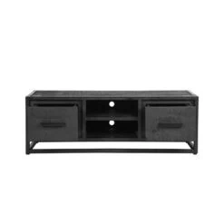 Tv meubel Chili Zwart Mangohout 120cm